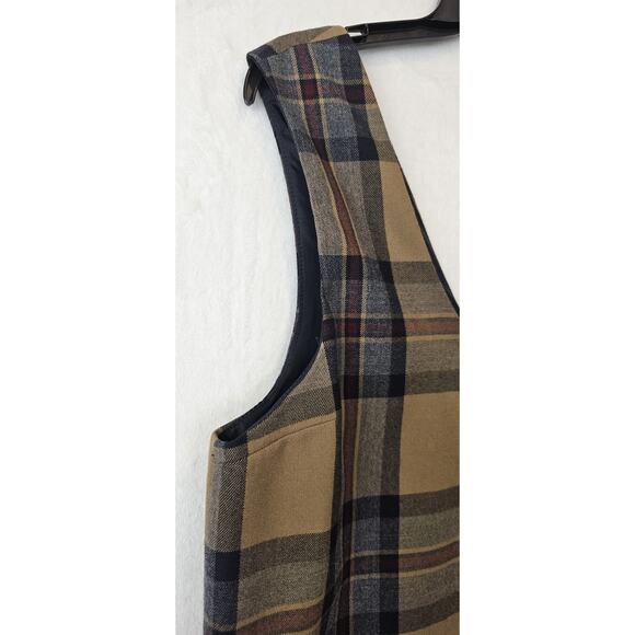 Vintage Harve Benard Plaid Wool Dress Lined Size 6 - Picture 3 of 12
